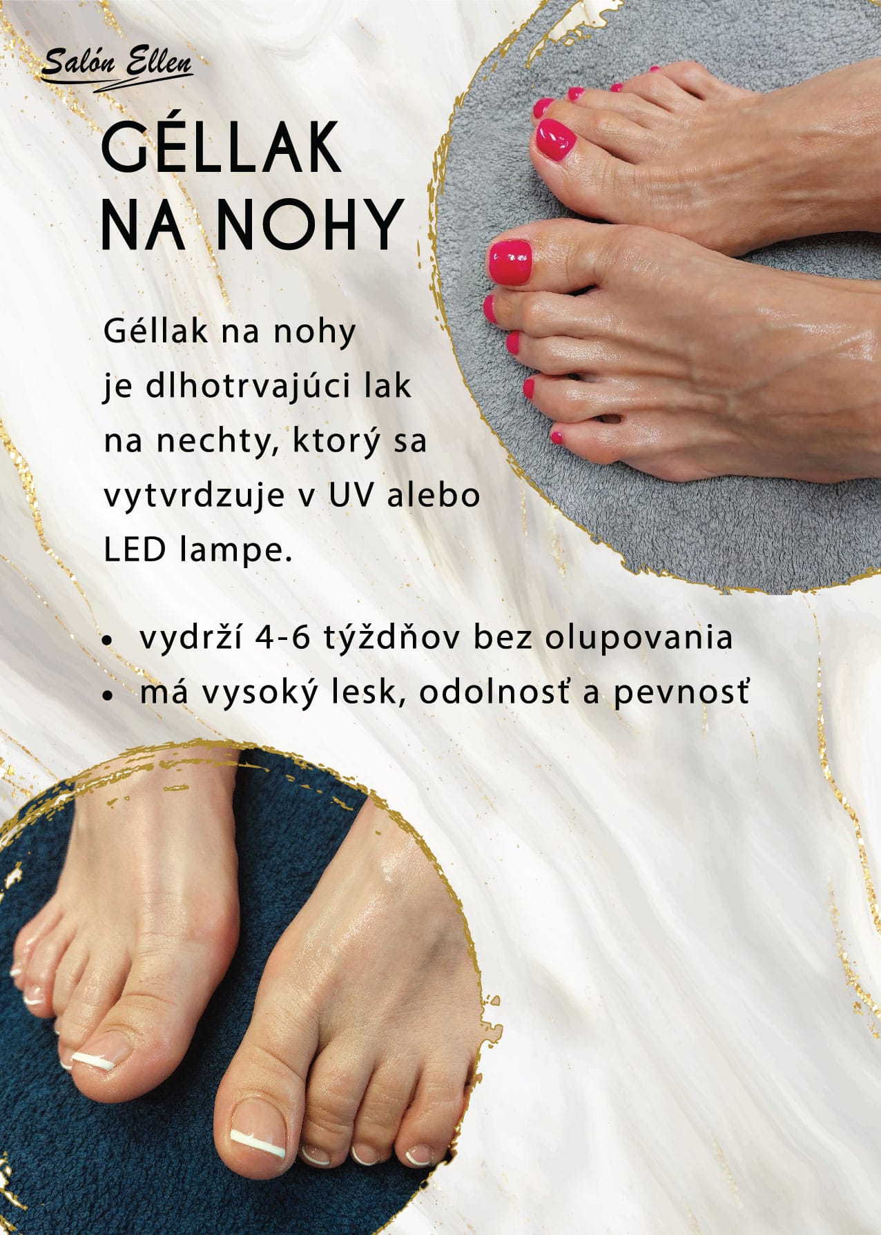Géllak na nohy