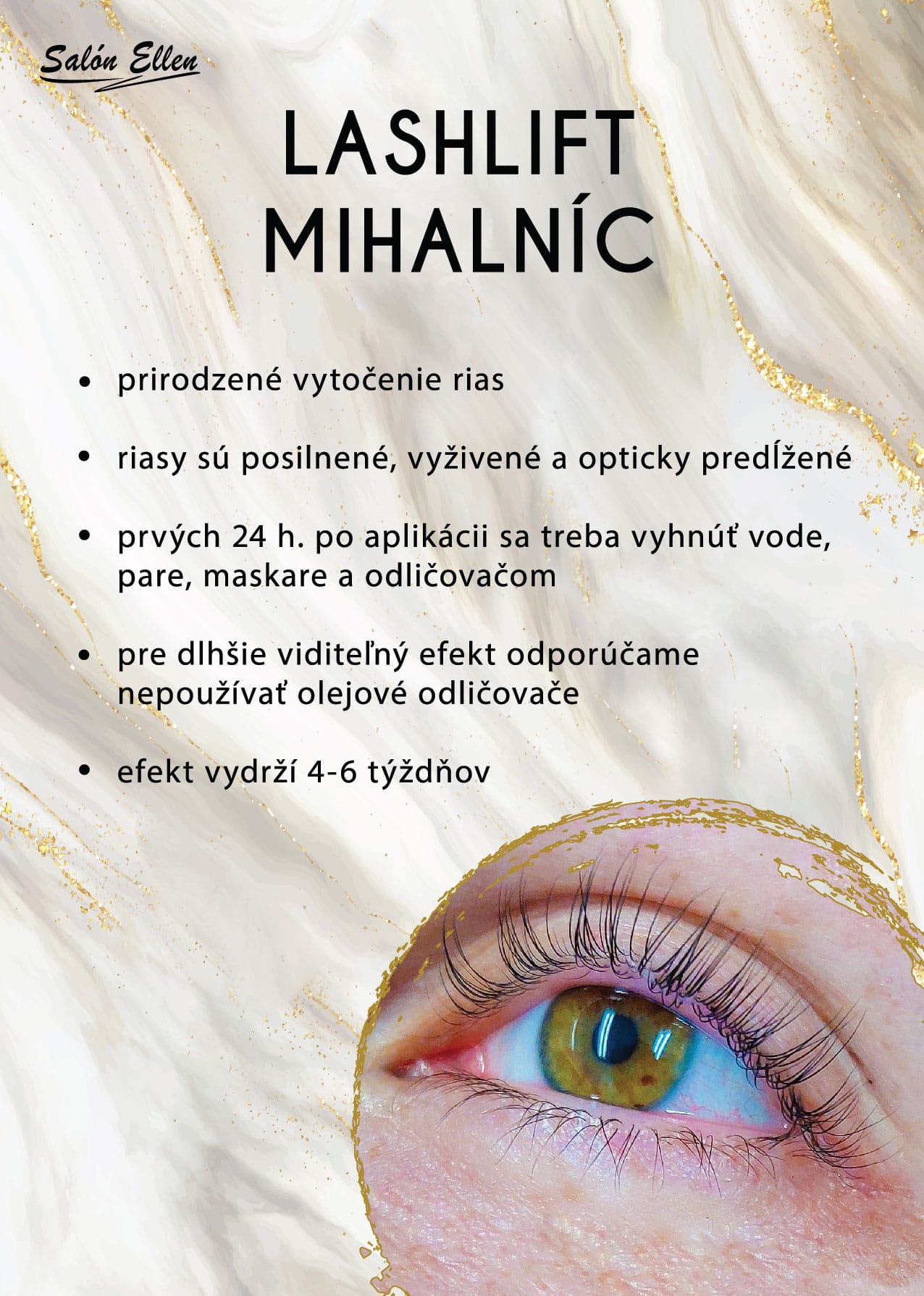 Lashlift mihalníc